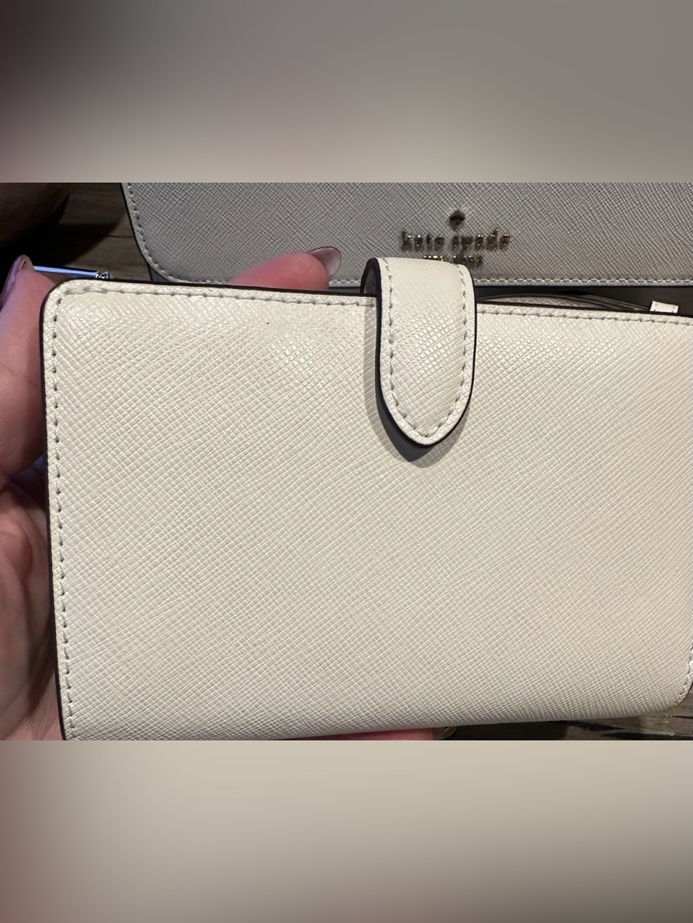 Kate Spade Cream Saffiano Leather Crossbody Bag + Wallet SET Multi-Strap Set x3 - Picture 6 of 15